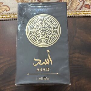 Lattafa Asad Men's Fragrance - Black and Gold